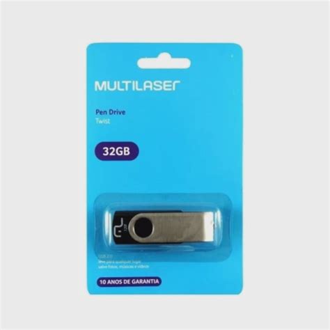 Pen Drive Multilaser Twist Gb Preto Pd Submarino