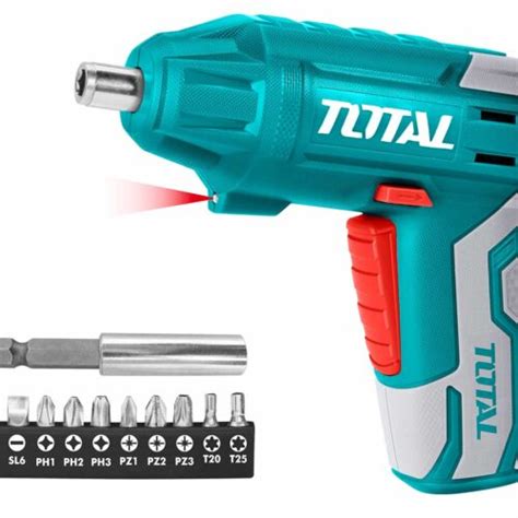 Total Tools Lithium Ion Cordless Screwdriver TSDLI0402