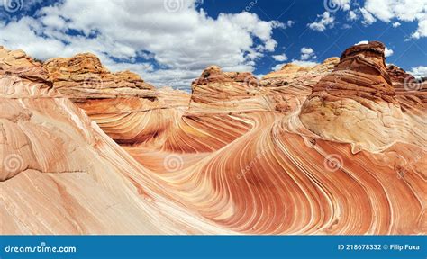 The Wave Rock Formation In Arizona Stock Photo Image Of Hiking