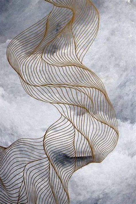 Абстрактная картина золотые Линии Abstract painting golden lines oil ...