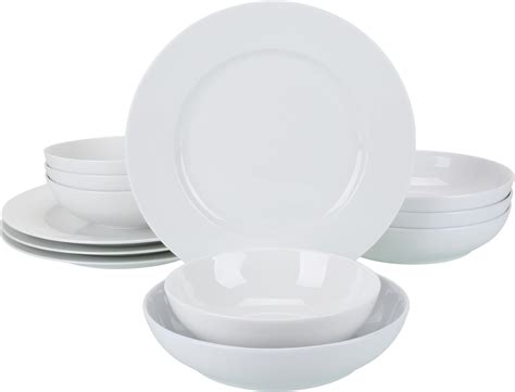 Amazon BIA Cordon Bleu 12 Piece Rimmed Dinnerware Set Salad Plates