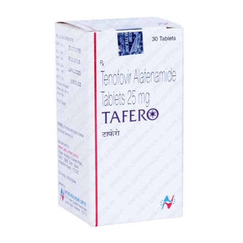 Buy Tafero 25mg Tenofovir Alafenamide View Tafero Uses Side Effects