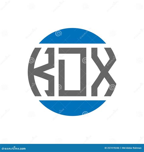 KDX Letter Logo Design on White Background. KDX Creative Initials ...