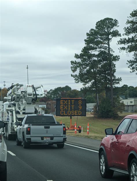 Your tax dollars at work: this sign is right before exit 9(Wall T) but