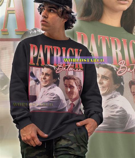 PATRICK BATEMAN Vintage Sweatshirt, Patrick Bateman Homage Sweater ...