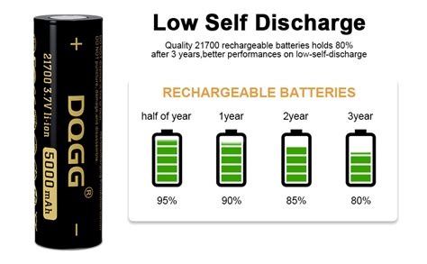 Amazon Paowang Rechargeable Battery V Lithium Ion Battery