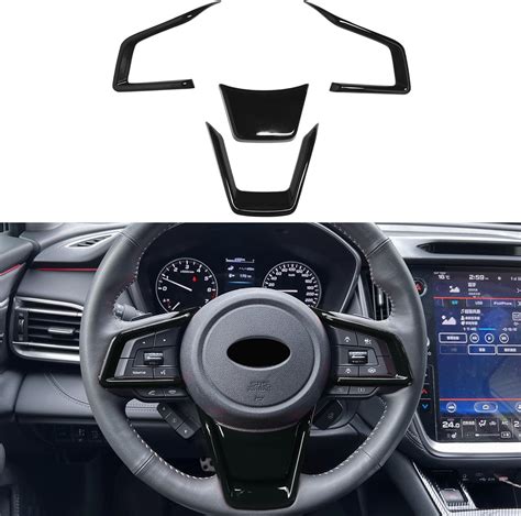 Amazon Kealas Pcs Abs Black Steering Wheel Panel Frame Trim Cover