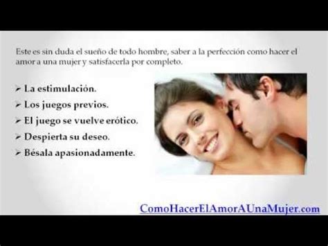 Pasos Para Hacer El Amor A Una Mujer YouTube