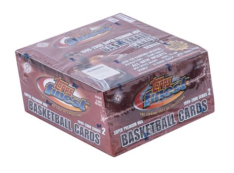 Lot Detail Topps Finest Series Basketball Unopened Hobby