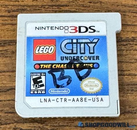 Lego City Undercover 3ds Cart Only Tested Working ShopGoodwill