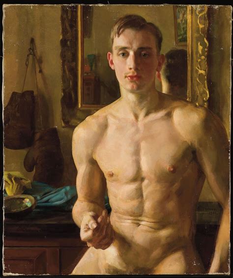 The Boxer By Konstantin Andreevic Somov Fine Art Print