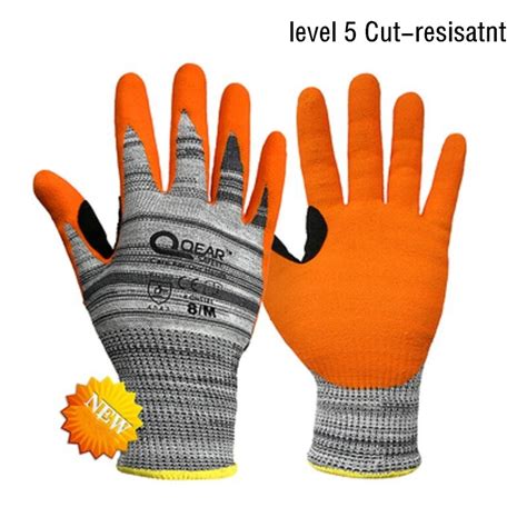 level  cut resistant work gloves reinforced joint vicedeal