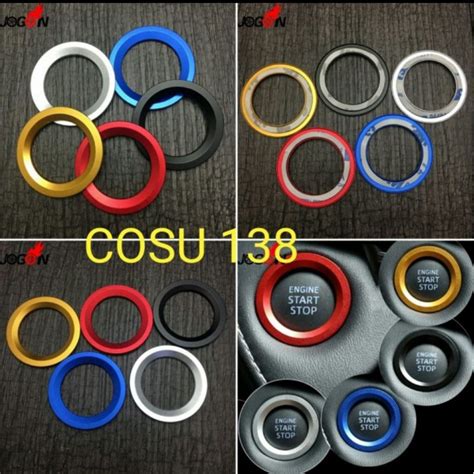 Jual Cover Ring Tombol Start Button Stop Engine Fortuner Reborn Sienta