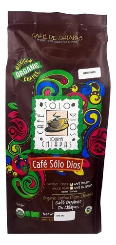 Café Sólo Dios Molido Descafeinado Artesanal 900g Chiapas Mercadolibre