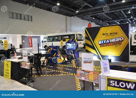 Metro Pacific Tollways Display Booth At Manila Commercial Vehicle Show