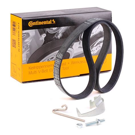 6PK1019 ELAST T2 CONTITECH Hosszbordás szíj készlet szerelőszerszámmal ...