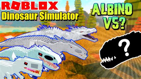 Roblox Dinosaur Simulator Albino Terror Evolution V5 Albino Terror