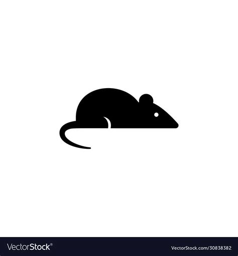 Laboratory Mouse Icon On Background Royalty Free Vector