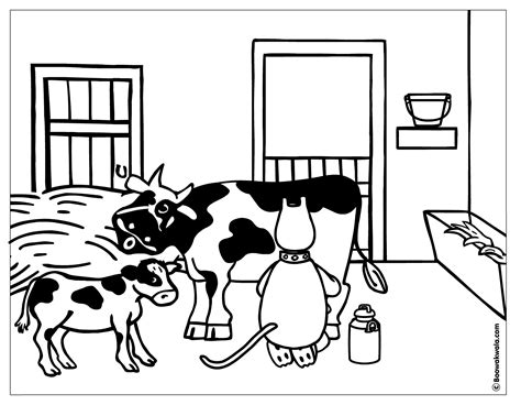 Farmyard Coloring Page