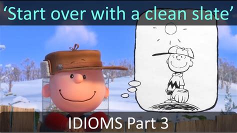 How To Use Idioms Part To Start Over With A Clean Slate Kempton