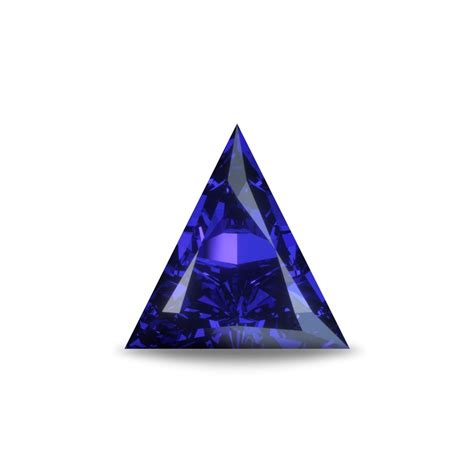 Triangle Cut Blue Sapphire | Unmined