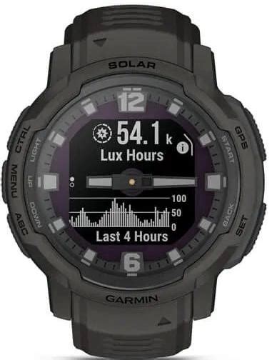 Смарт-часы Garmin Instinct Crossover Solar Graphite (010-02730-01 ...