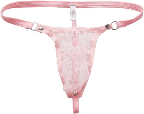 Amazon Msemis Men S Sexy Bugle Pouch Lace Bikini Underwear Underpants Panties G String T