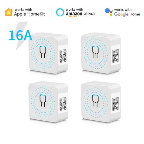 Мини-умный Wi-Fi умный переключатель 16А, двухсторонний таймер ...