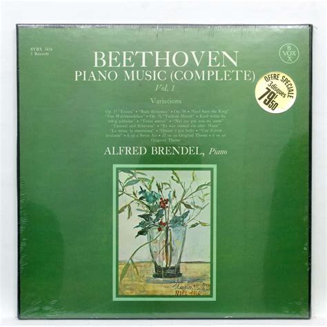 Beethoven Complete Piano Music Vol Variations De Alfred Brendel