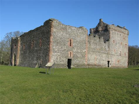 The Ancient Skipness Castle Of Scotland