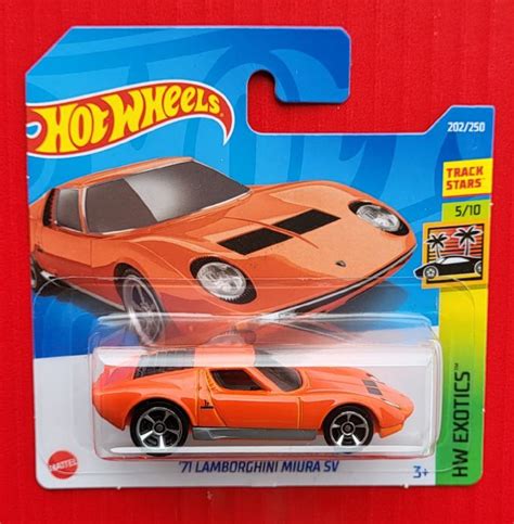 Hot Wheels 71 LAMBORGHINI MIURA SV