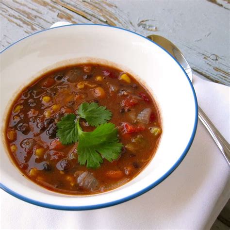 Three Bean Soup With Lime And Cilantro Vegan Yumminess