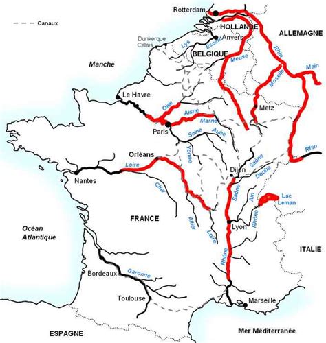 Les Principaux Fleuves De France Principaux Fleuves Fran Ais