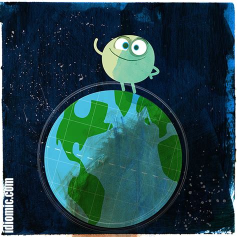 'On Top of the World' illustrated at Idiomic.com: definition, example ...