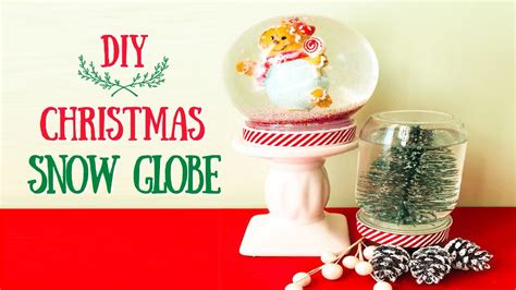 Diy Christmas Snow Globe How To Make Snow Globe Youtube