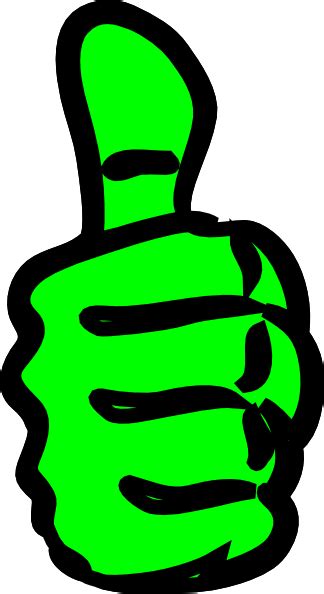 Thumbs Up clip art (115518) Free SVG Download / 4 Vector