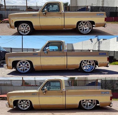 Low Fast Famous Hot Wheels Square Body Side Shot Action Courtesy Chevy Trucks New