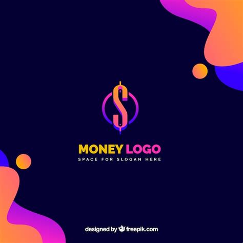 Free Vector | Creative money logo design