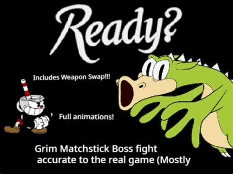 Cuphead Grim Matchstick Full Boss Fight