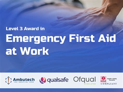 Level 3 Award In Emergency First Aid At Work Manchester