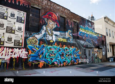 Street Art In Bushwick Brooklyn New York Usa All Art By The