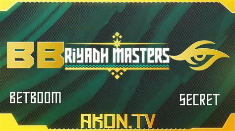 🔴dota 2 Ru Team Secret Vs Betboom Bo2 Riyadh Masters 2023 Group