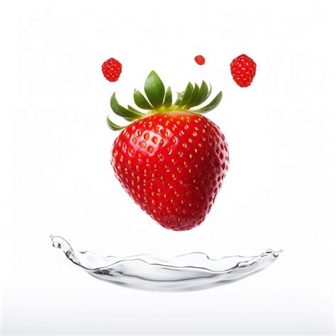 Premium Photo | A strawberry with the number 8 on it