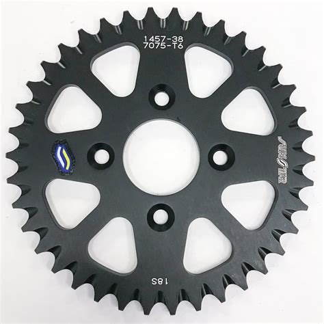 Sunstar 5 145738Bk Aluminum Rear Sprocket 38T Black 5 145738BK