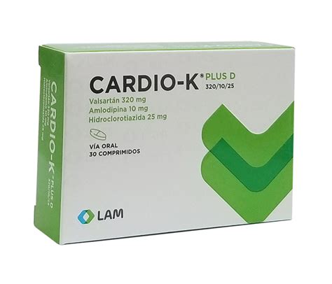 Cardio K Plus D 320 10 25Mg Comprimidos FarmaciaRD