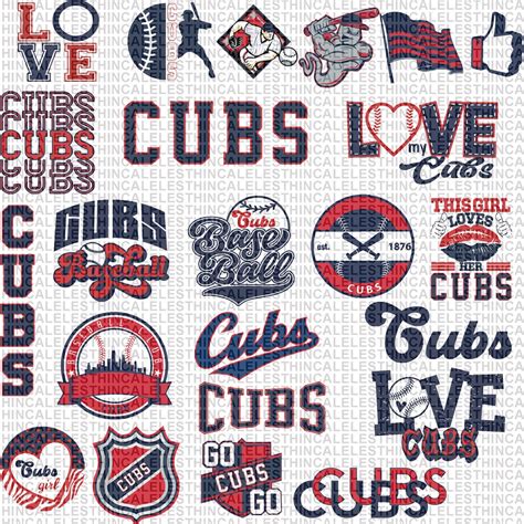 File Cubs Bundle Cubs Svg Cubs Png Cubs Cricut Layered File Instant