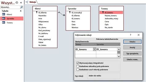 6 MS Access Podstawy baz danych 3 1 Materiały dla uczniów