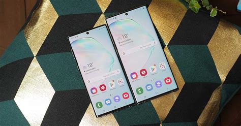 Samsung Galaxy Note 10 Y Note10 10 Características Frente A La