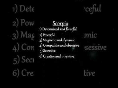 Scorpio Zodiac Sign Secrets All Zodiac Signs Characteristics And