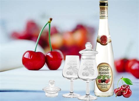 Original Schwarzwälder Kirschwasser 2 Gläsern Geschenkset